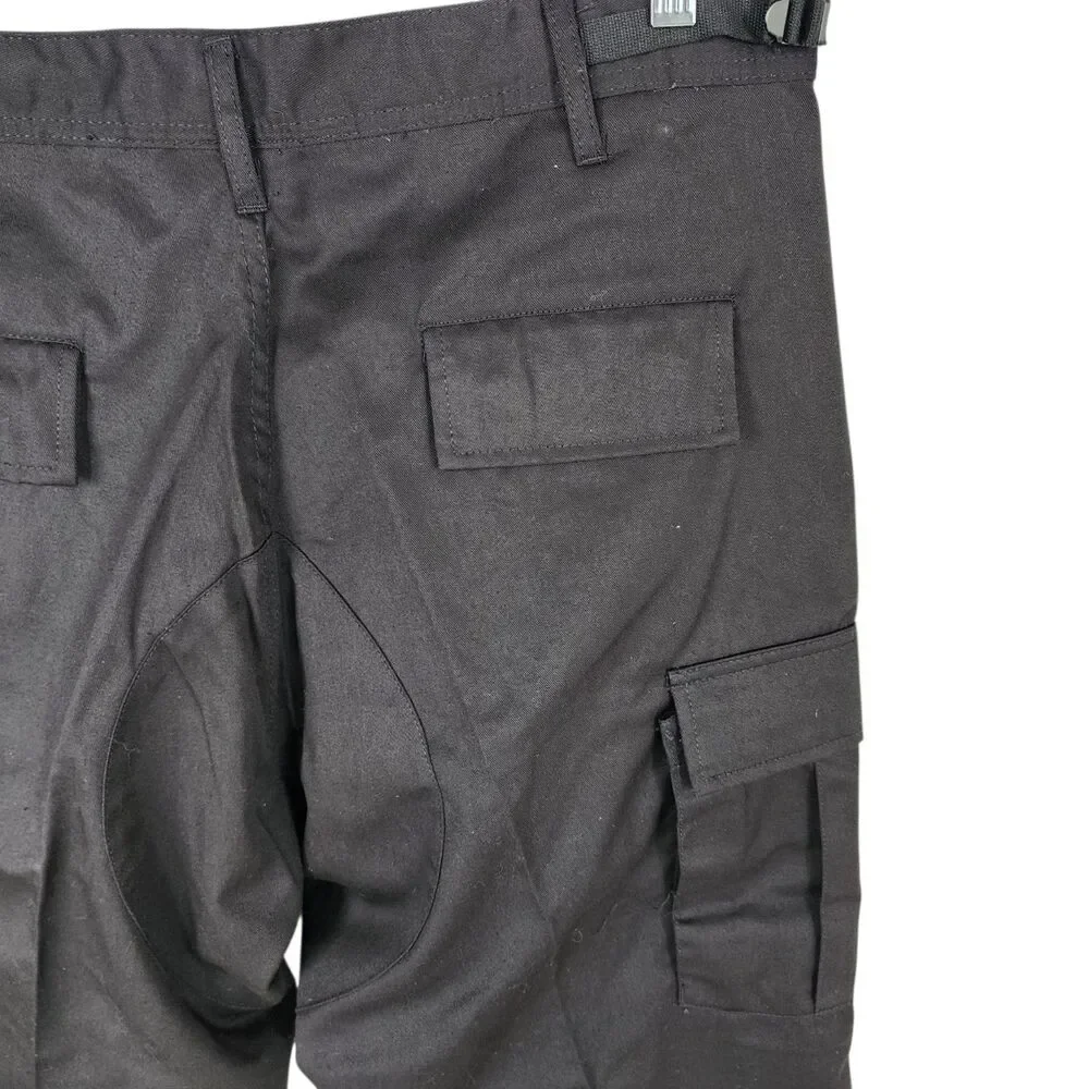 Rothco BDU Tactical Cargo Pants Mens Large Regular Black NWT Mil-Spec Combat